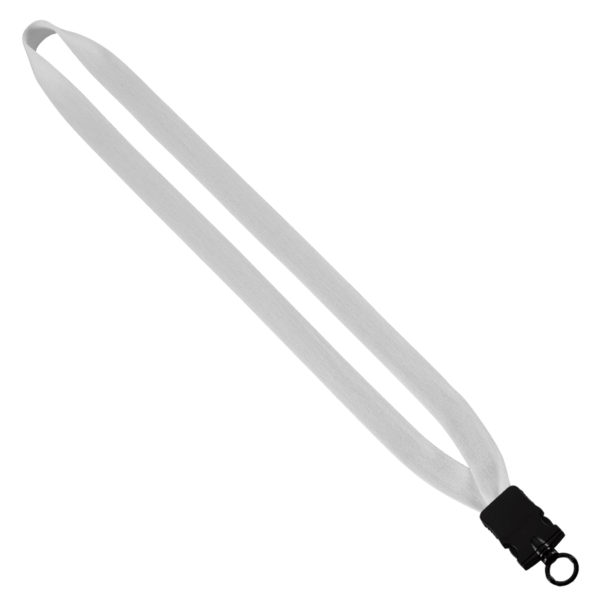 3/4" Cotton Lanyard with Plastic Snap-Buckle Release & O-Ring 6