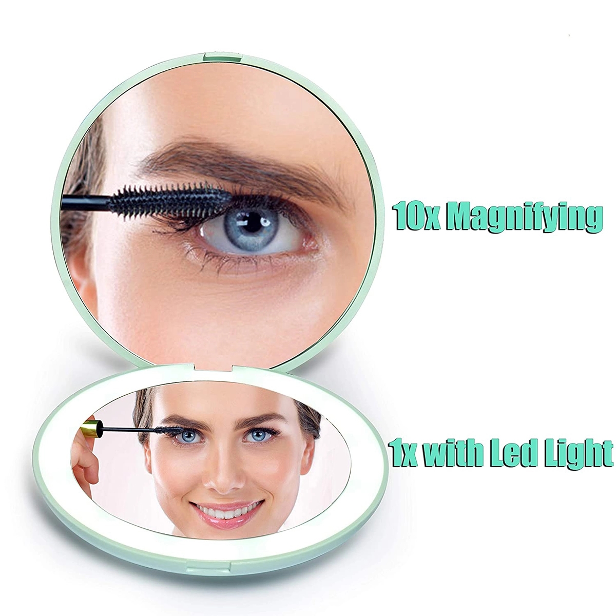 Rechargeable Led Travel Makeup Mirror 3