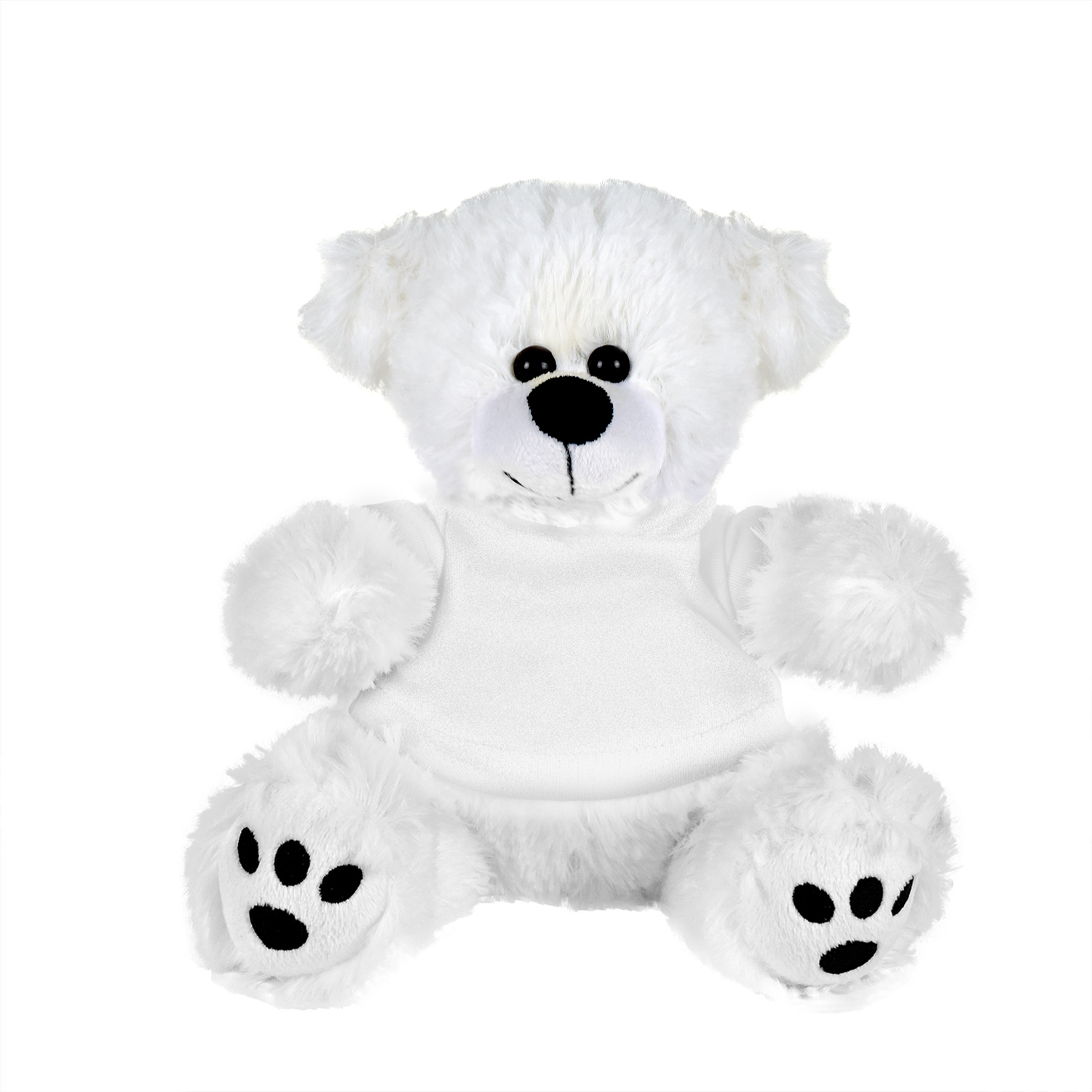 Plush Bear w/ Embroidered Paws and T-Shirt 18