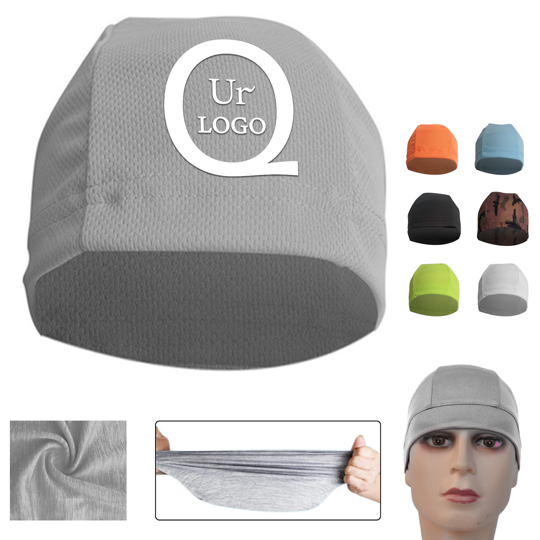 Cycling Lycra Mesh Cap