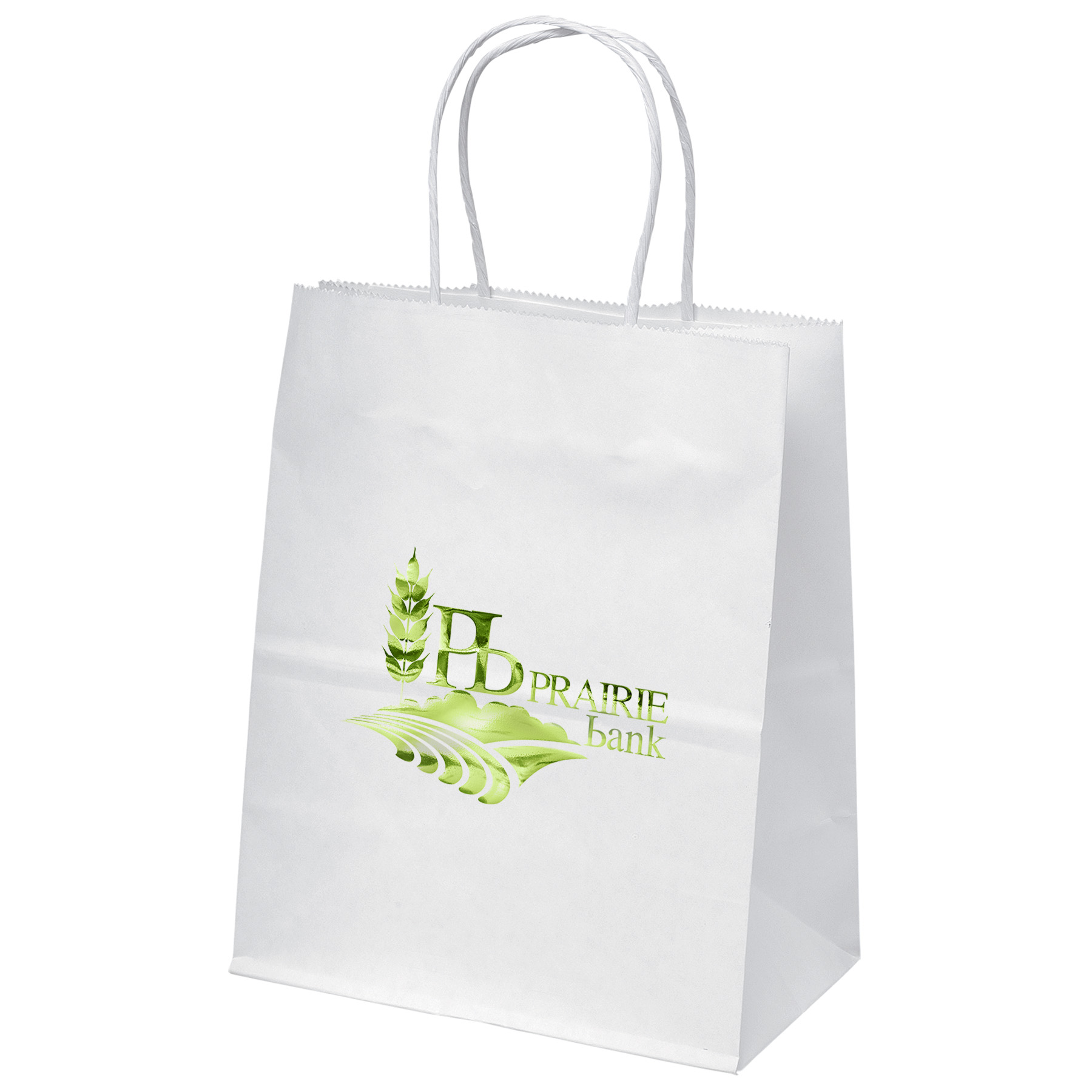 Mini - White Shopper - Foil Print