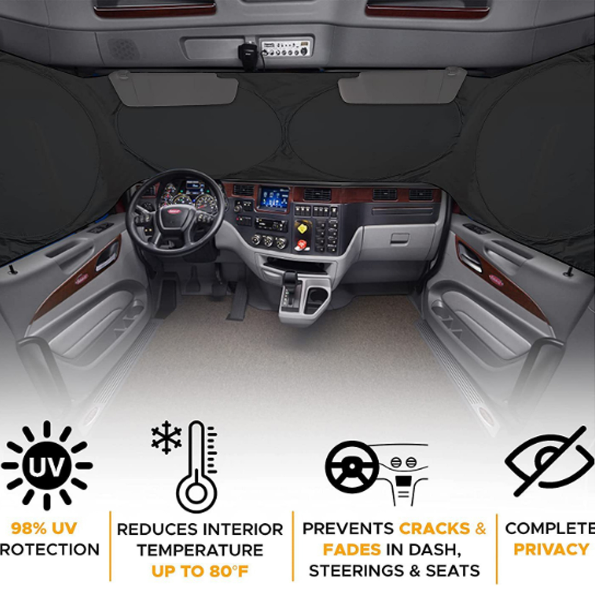 MOQ50 Truck Sunshade Car Screen Cover Protector 3