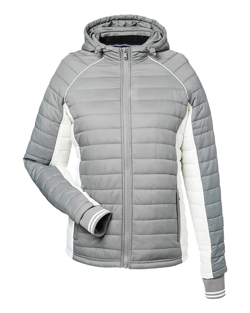 Women's Nautical Mile Hooded Puffer Jacket - N17187 11