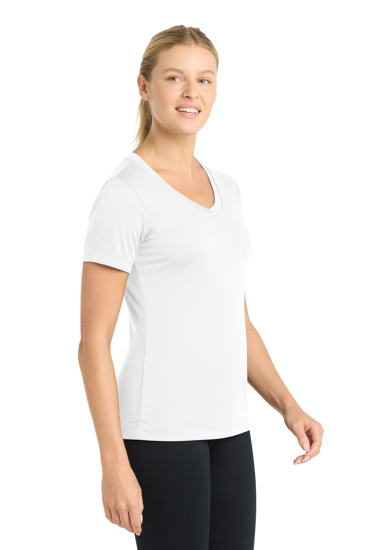 Sport-Tek Women's PosiCharge Competitor V-Neck Tee. LST353 47