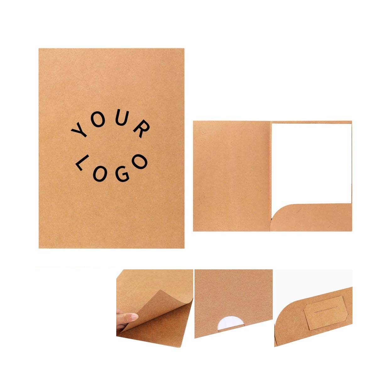 Kraft Paper A4 File Folder Durable Organizer 3
