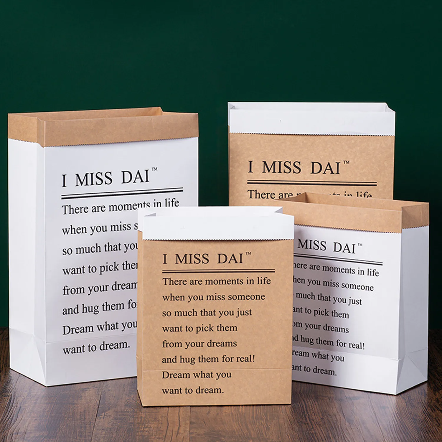 Custom Kraft Paper Shopping Bag 5