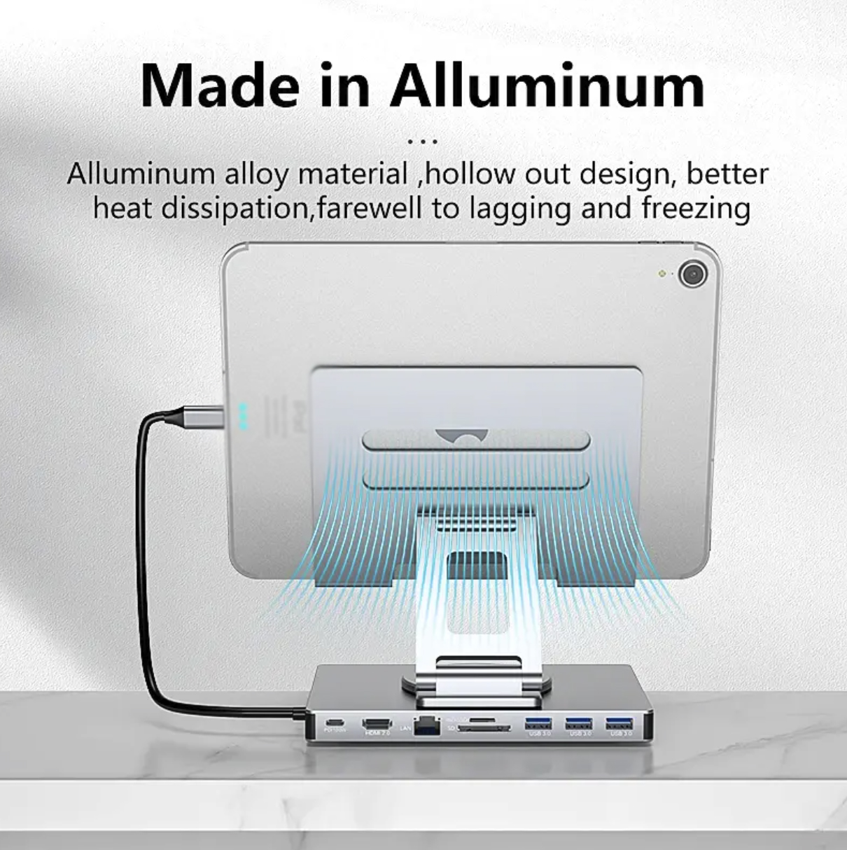 Foldable 9-in-1 Adapter USB C Docking Station 3