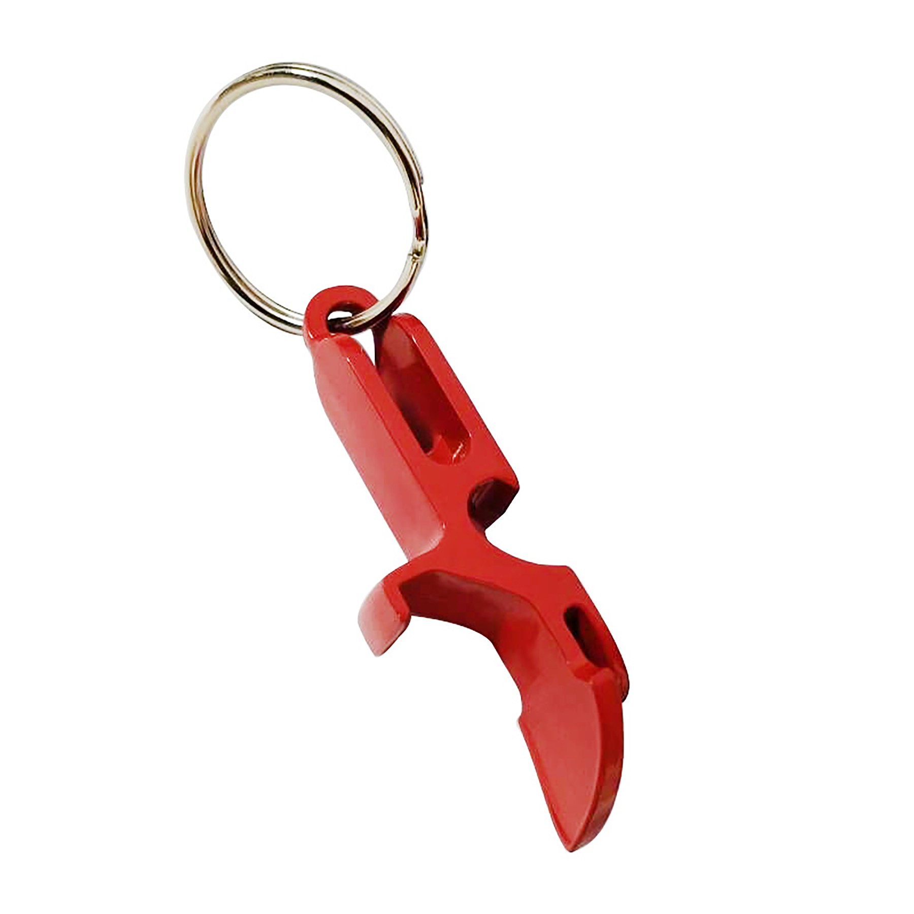 Dual Purpose Aluminum Bottle Opener Keychain 2