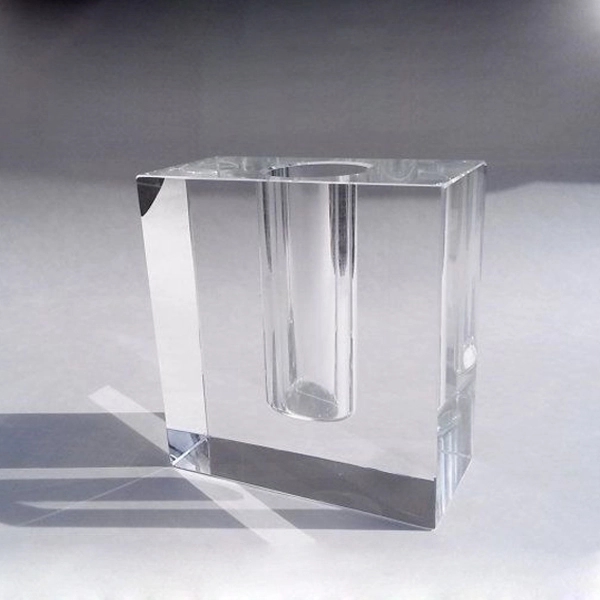 Square Crystal Bud Vase 3