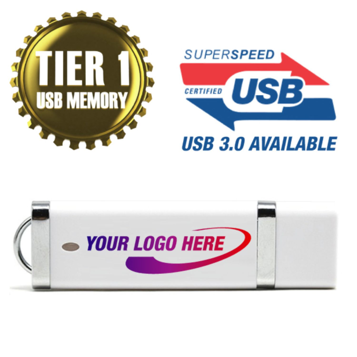 Acadia Slim Plastic USB Drive 4