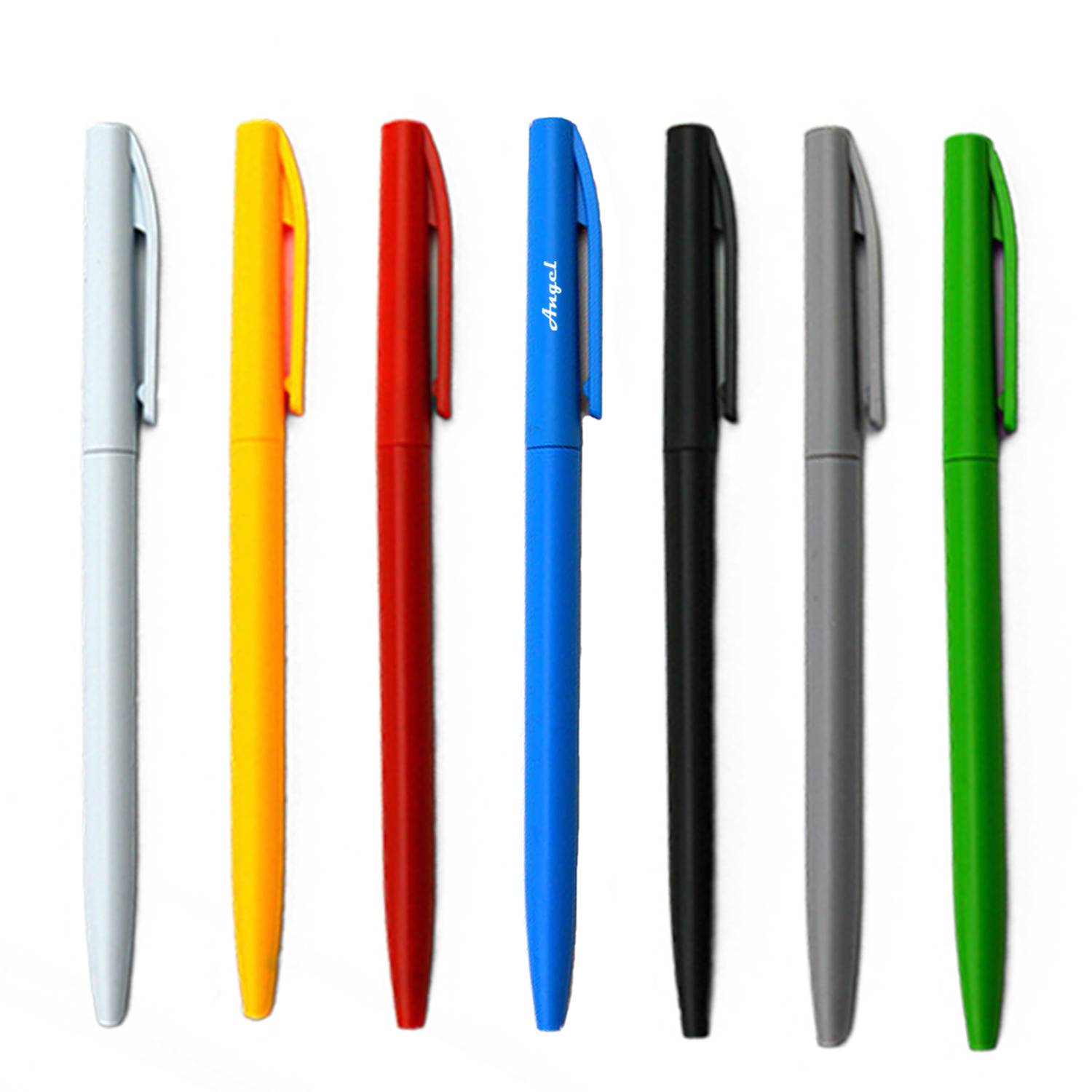 Plastic Retractable Candy Color Ballpoint Pen 3