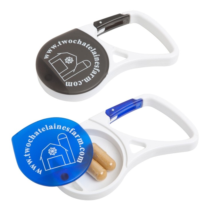 Carabiner Pill Box