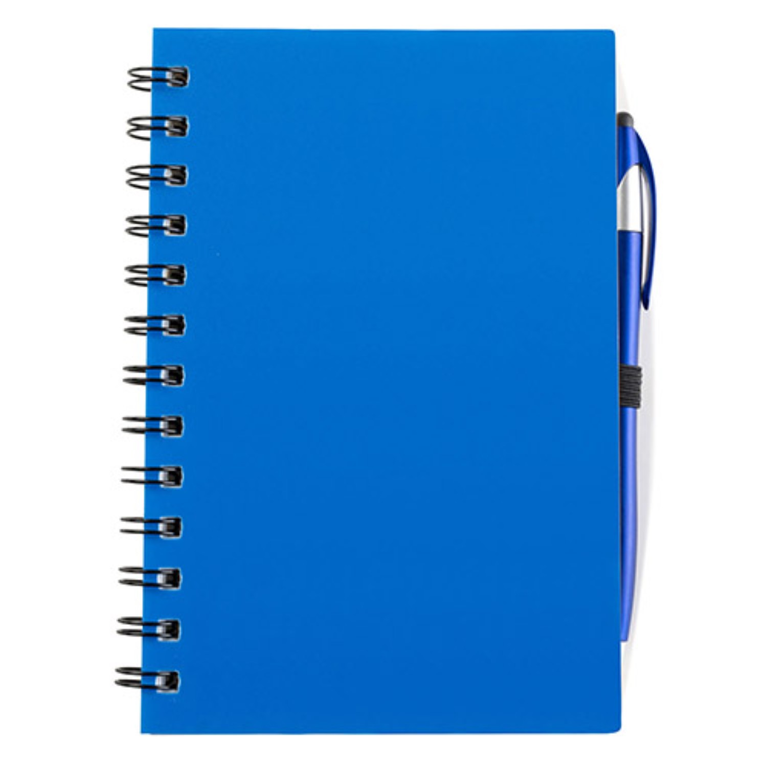 SpiralScript 5.5 x 7 Plastic Spiral Journal with Pen 8