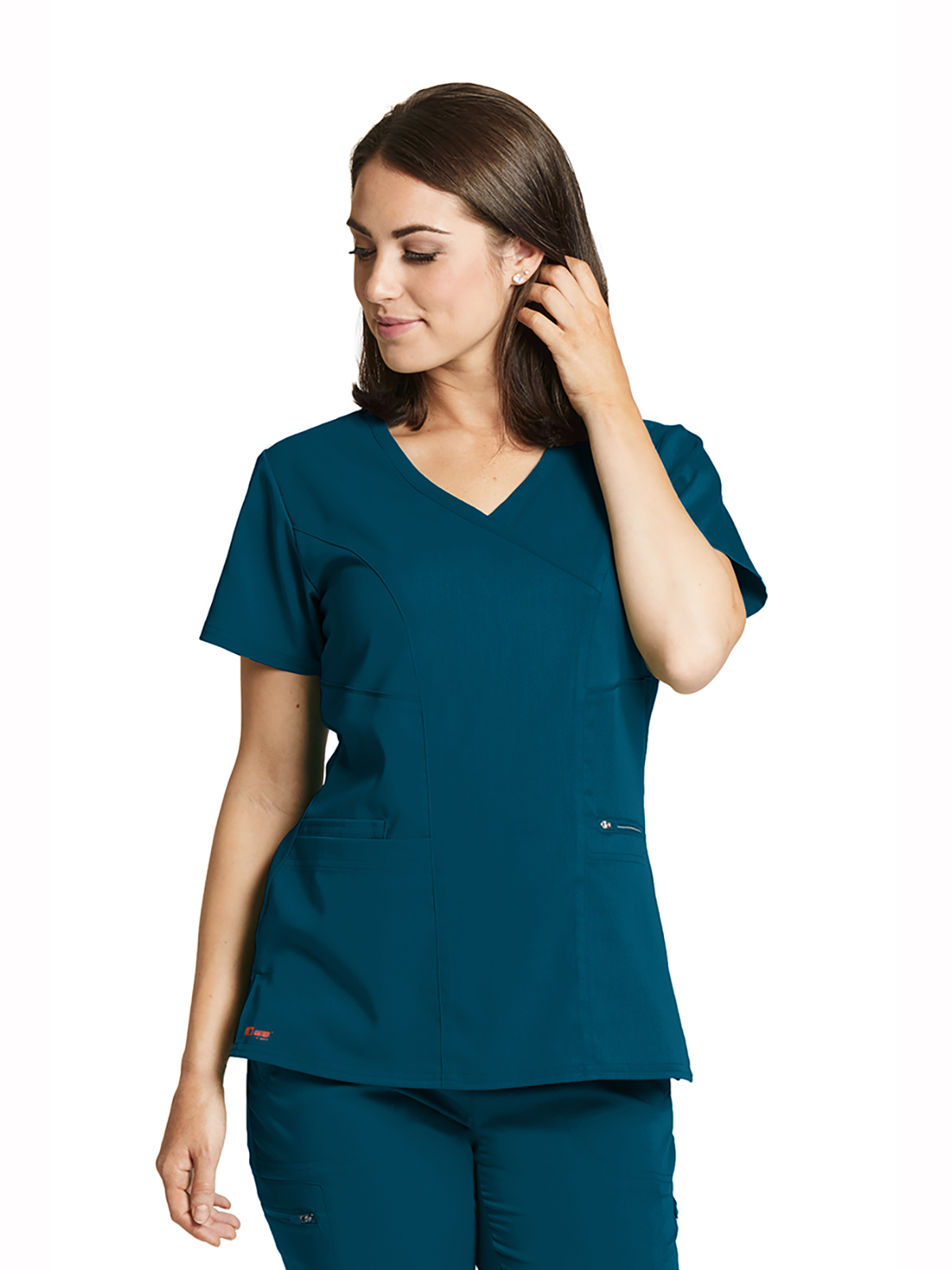 Grey's Anatomy Spandex Stretch - Women's Three-Pocket V-Neck Kim Scrub Top 36
