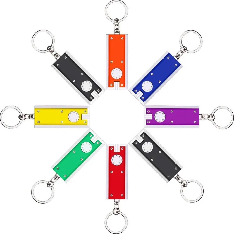 SUPER BRIGHT LED FLASHLIGHT WITH SWIVEL KEY CHAIN 3