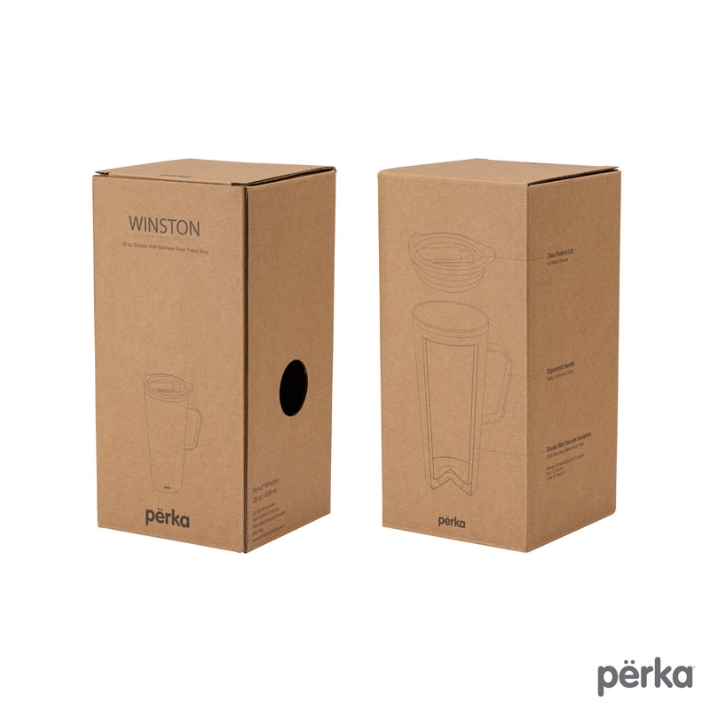 Perka® Winston 28 oz. Double Wall, Stainless Steel Travel Mug 18