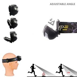 Rechargeable LED Headlamp Adjustable With Manual And Motion Sensor 20