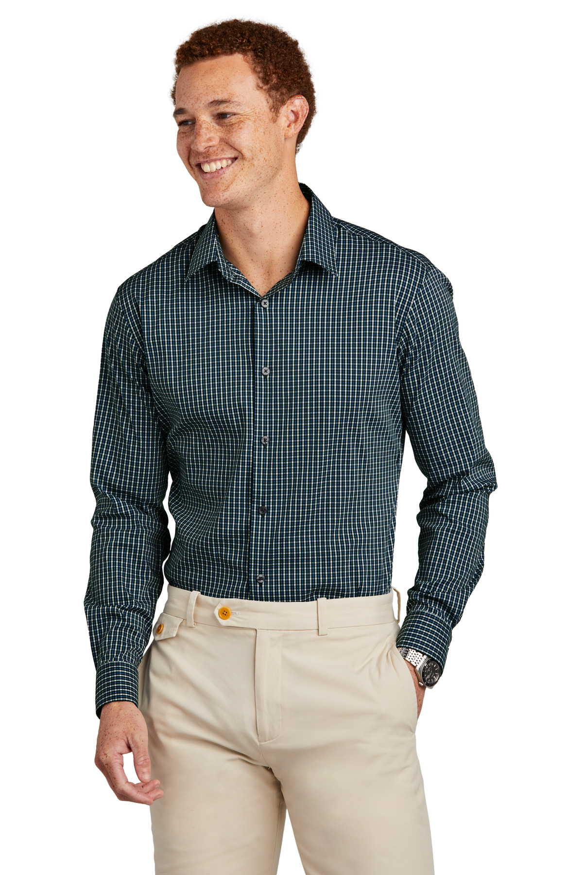 Brooks Brothers Tech Stretch Patterned Shirt BB18006 5