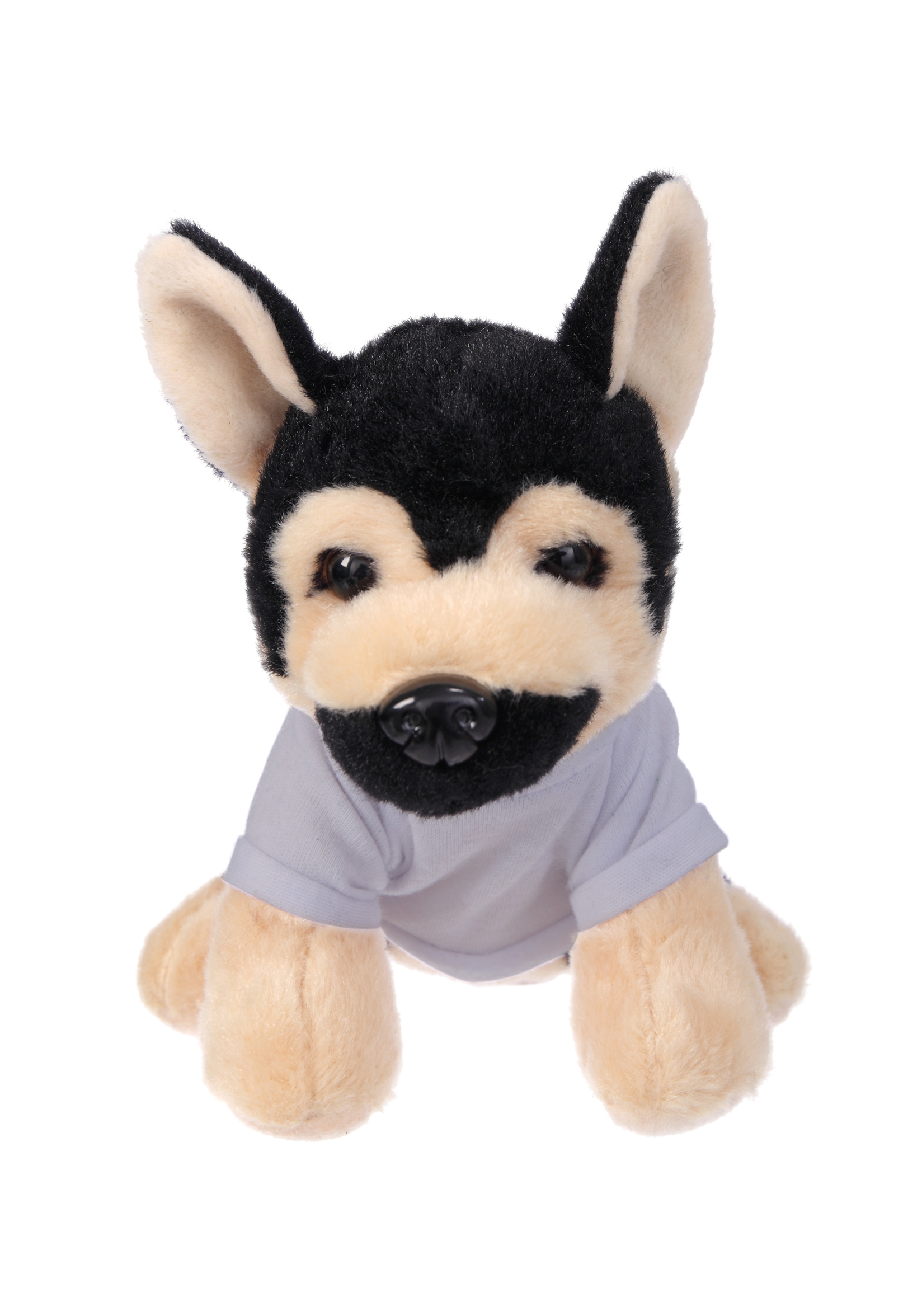 Soft Plush Sitting German Shepherd wearing a T-Shirt 28