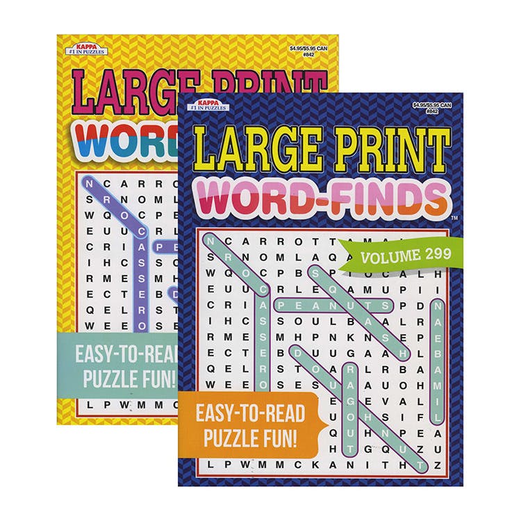 Large Print Word Finds - Four Titles 2