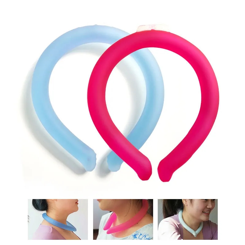 Reusable Wearable Neck Cooling Tube for Summer Outdoor 3
