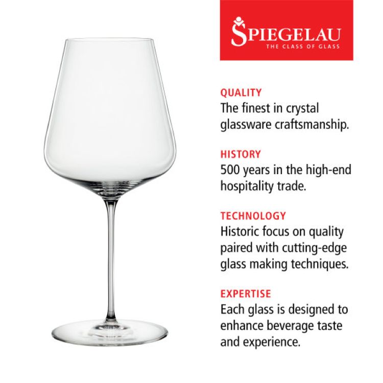 Spiegelau Definition 26 oz Bordeaux Glass, set of 2 1