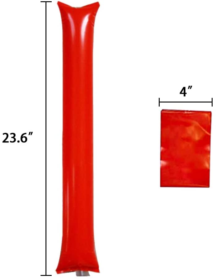 Inflatable Bam Bam Thunder Noise Makers Cheer Sticks for Sporting Events 6