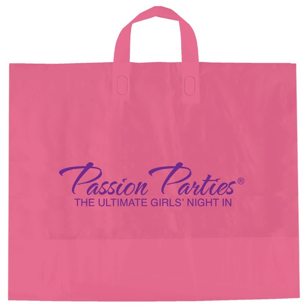 Color Frosted Soft Loop Handle Bags 9