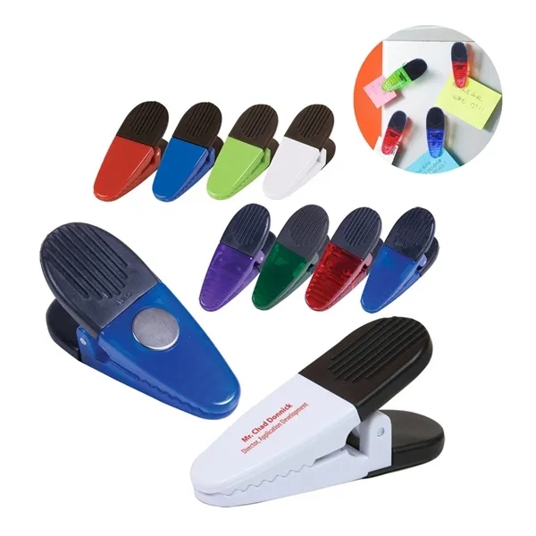 Jumbo Size Magnetic Memo Clip Holder w/Strong Grip 7