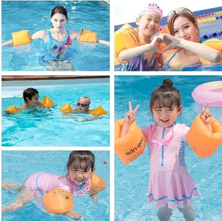 Custom Inflatable Arm Floaties for Kids Adults Bulk Order PVC Swim Rings Wholesale 7