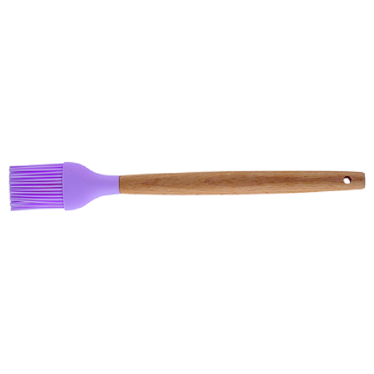 Silicone Kitchen Brush with Wooden Handle, Optional Cooking Utensil Set 8