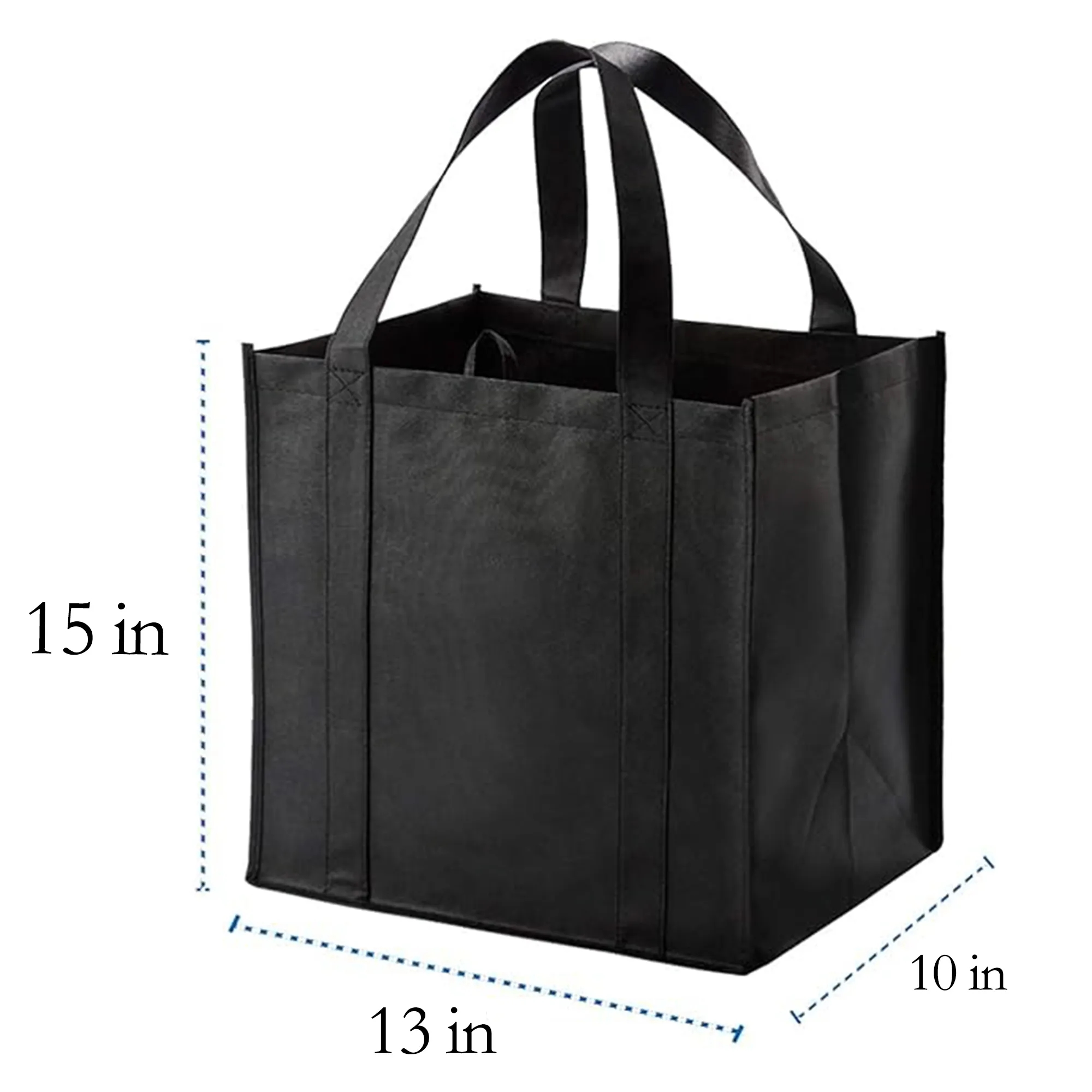 15"x13"x10" Non-Woven Grocery Tote Bag 4