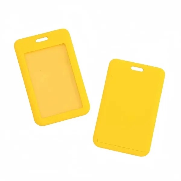 ID Badge Holder with Sliding Feature - Clear Window Design 1