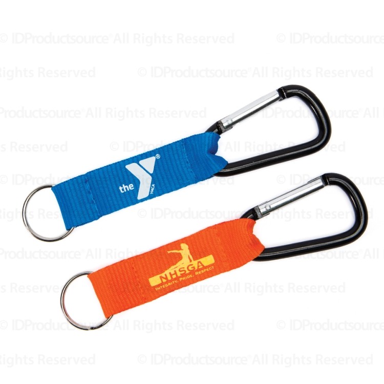 Polyester Key Tag with Carabiner 21