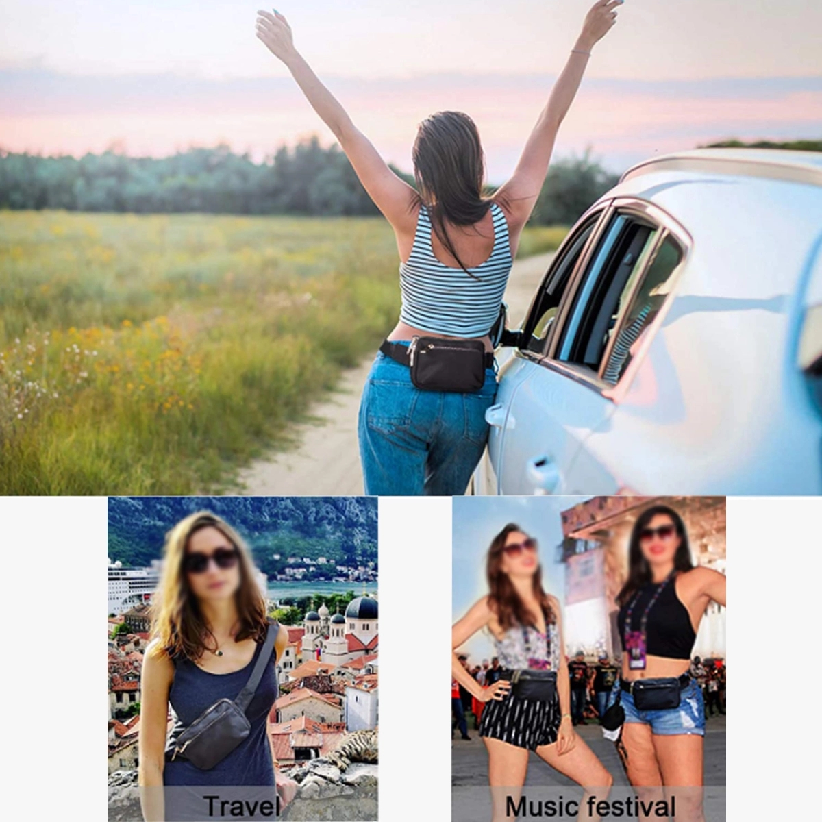 Custom High Quality Durable Fashion Women Crossbody Bag 4