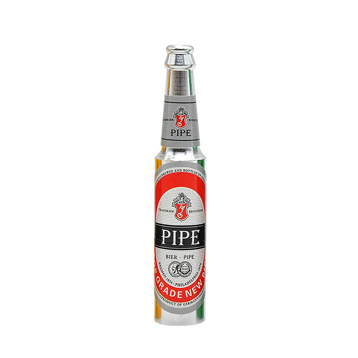 Creative Beer Bottle Design Aluminum Smoking Pipe 6