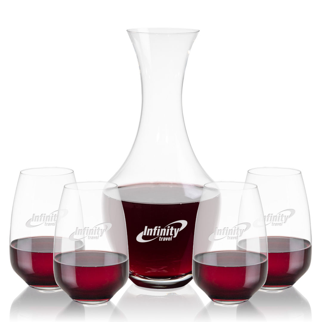 Oldham Carafe & Oldham Stemless Wine 7
