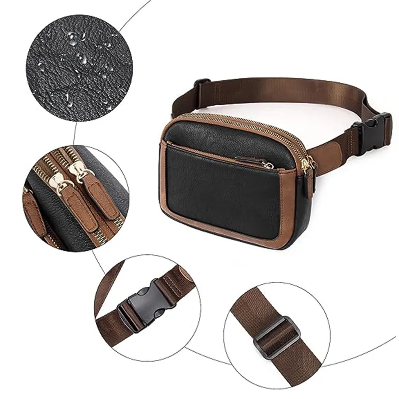 PU Leather Fanny Pack Crossbody Bag 10