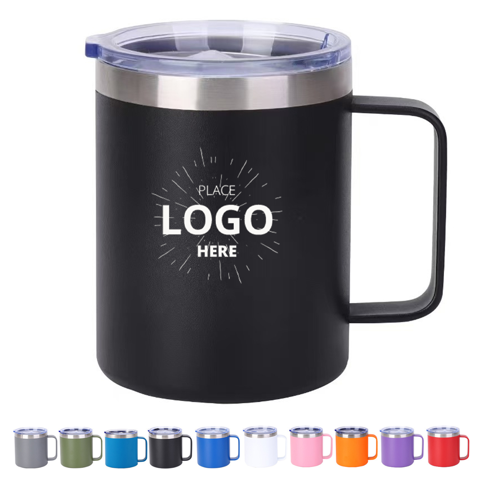 14oz Stainless Steel Coffee Mug 1