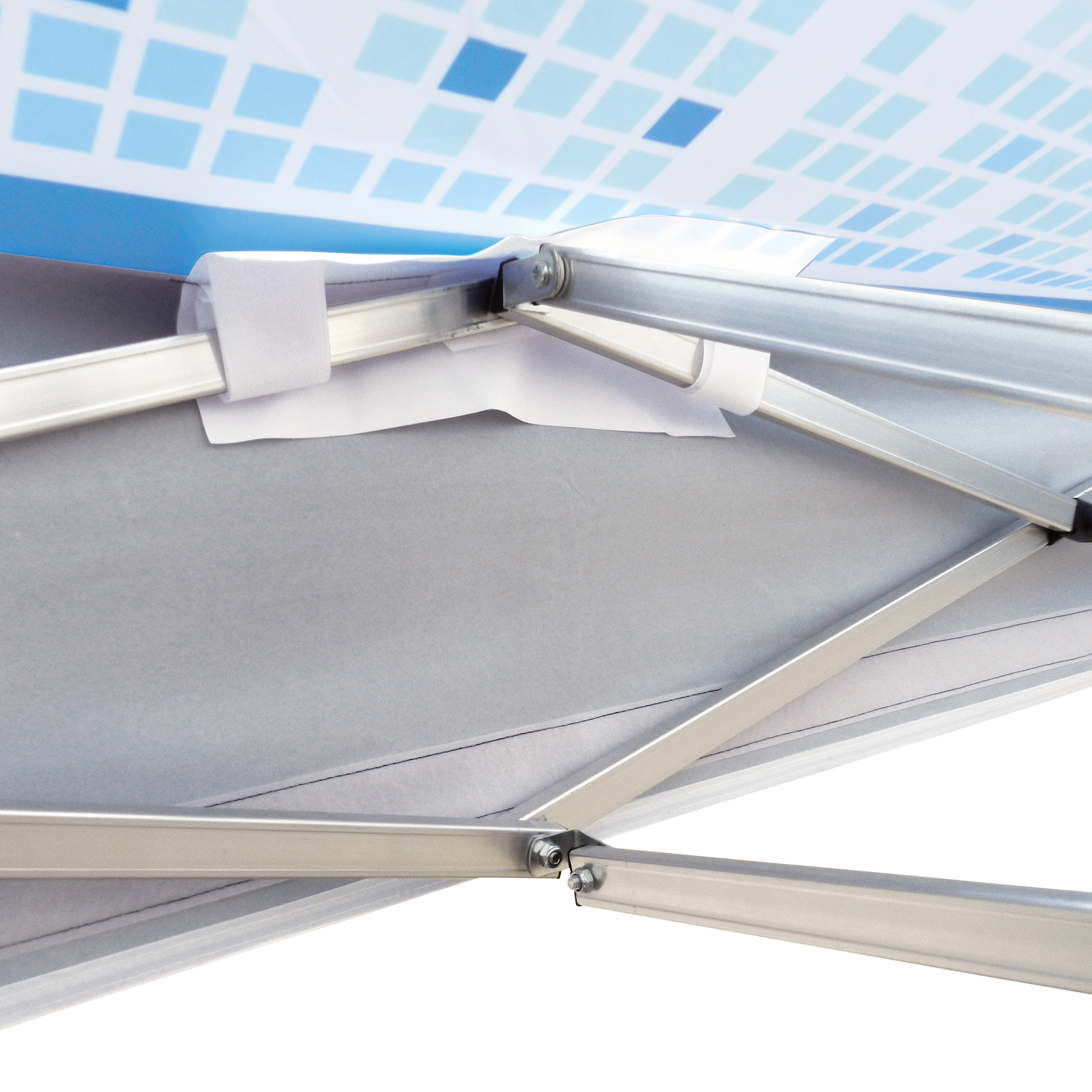 10' Square Canopy Tent W/One Full Double Sided Wall and Two Double Sided Half Walls 24