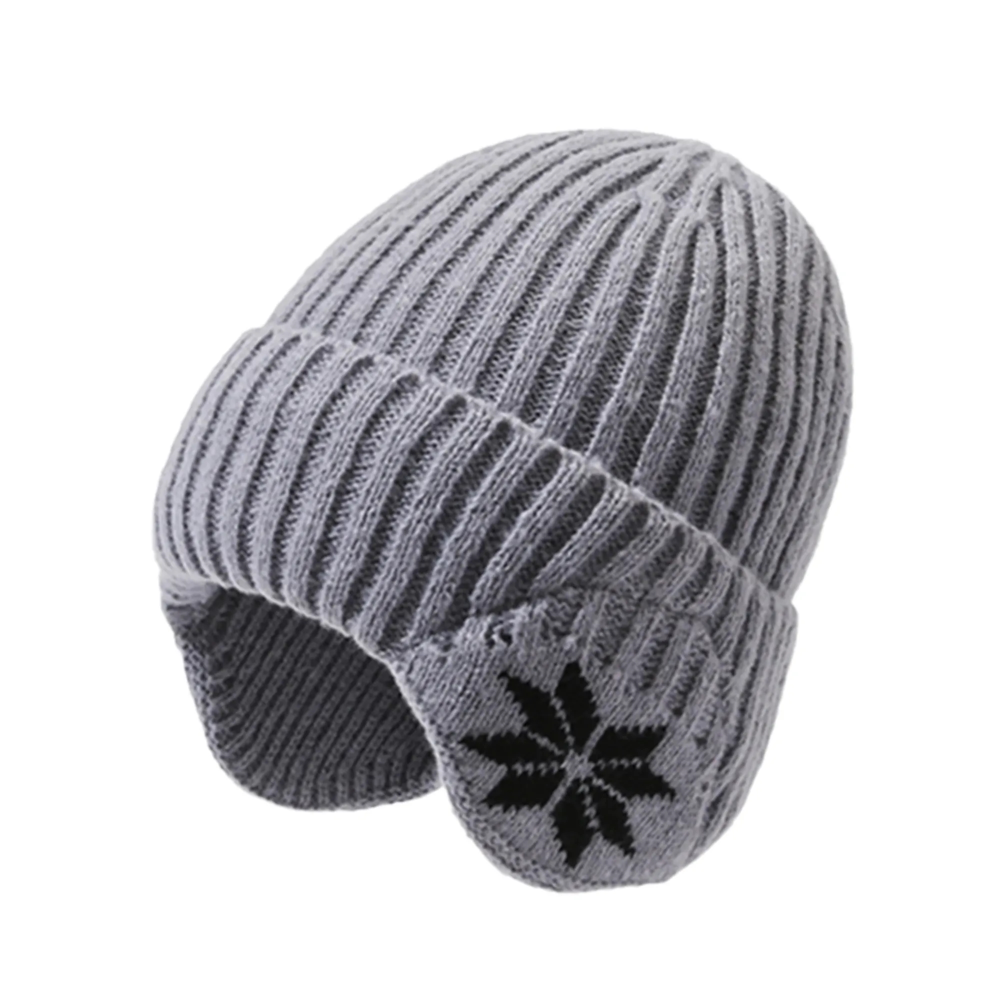 Knitted Wool Hat With Ear Muffs 8