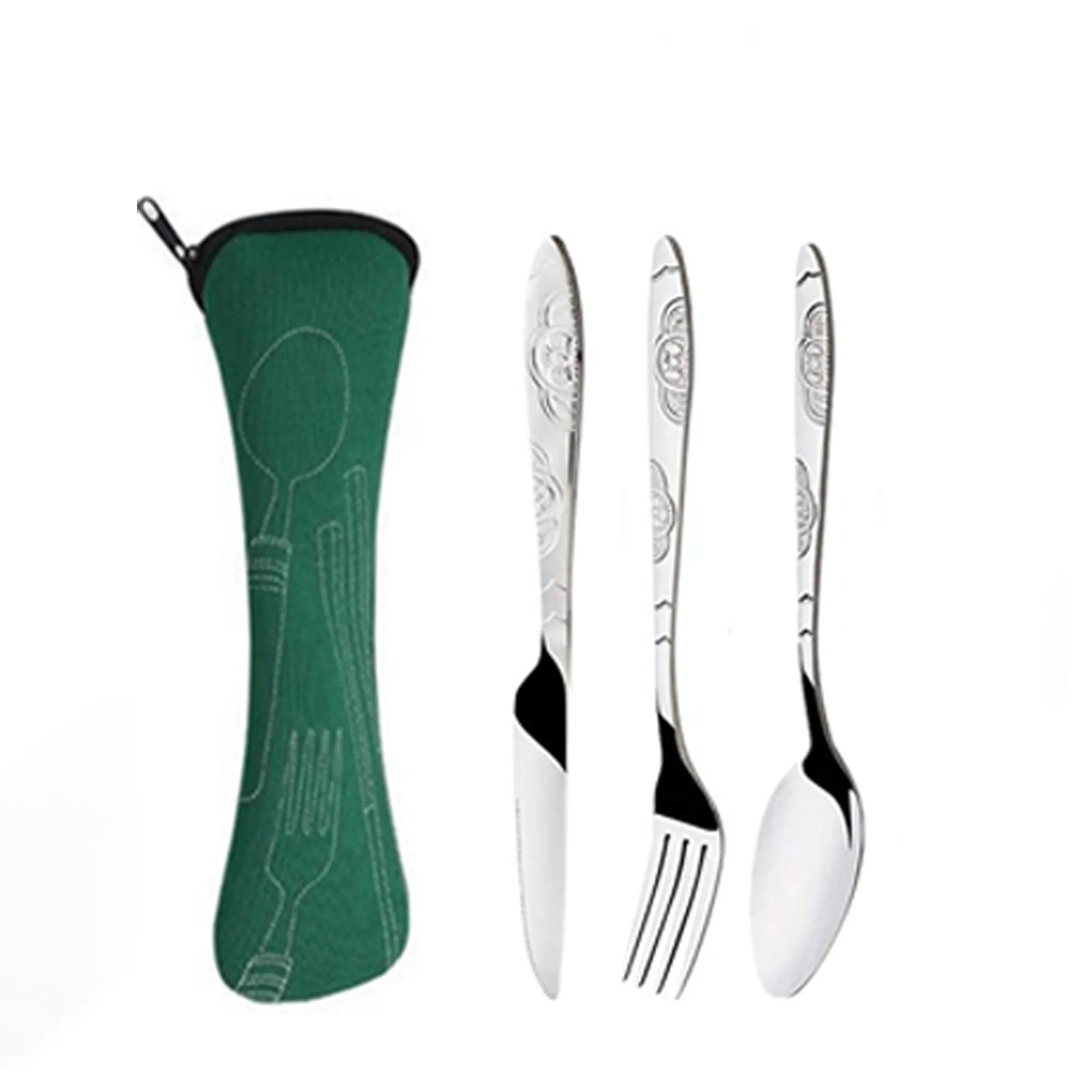 Travel Cutlery Reusable Silverware Set 5