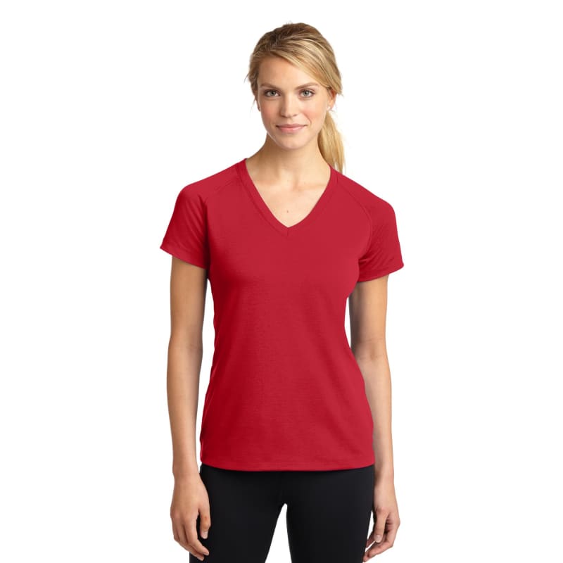 Sport-Tek Women's Ultimate Performance V-Neck. 41