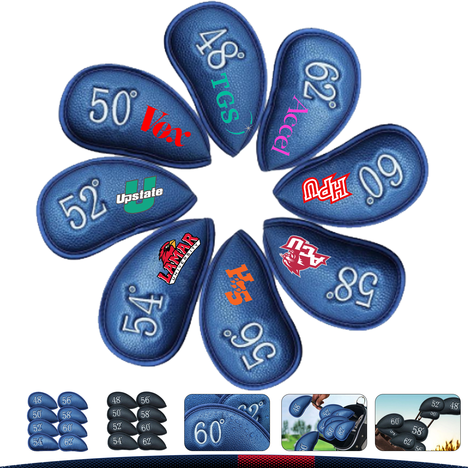 Dan Golf Club Cover Set 4