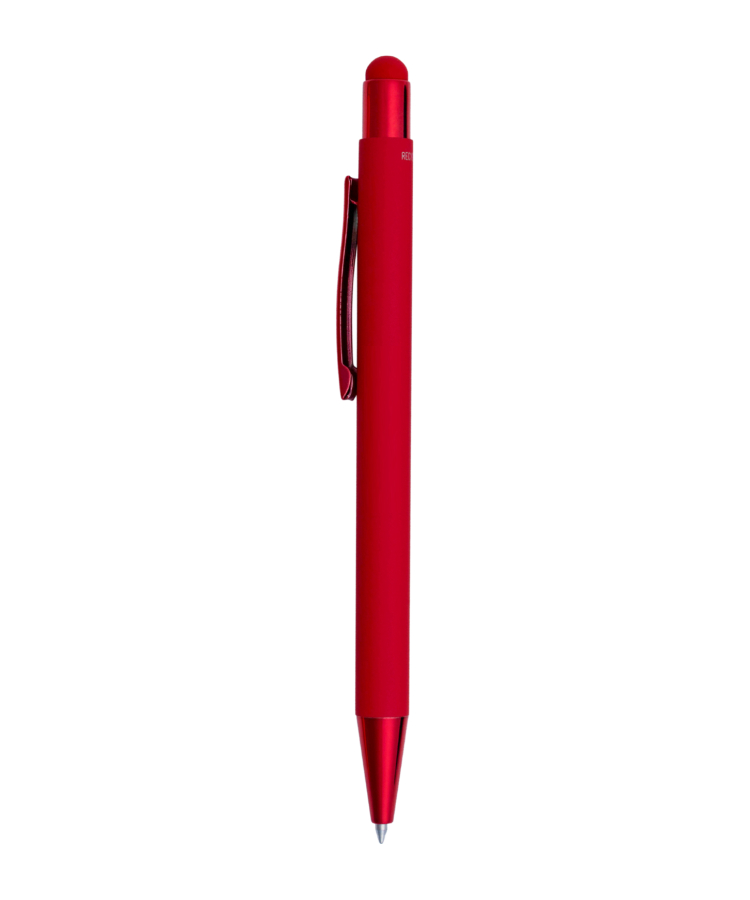 Union Printed - Stylus Satin Soft Touch Gel Click Recycled Aluminum Pen 4