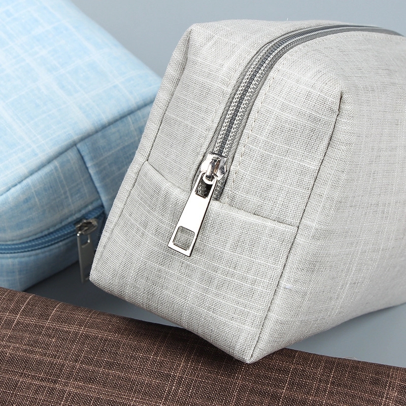 Custom Canvas Travel Makeup Pouch & Cosmetic Toiletry Bag 3