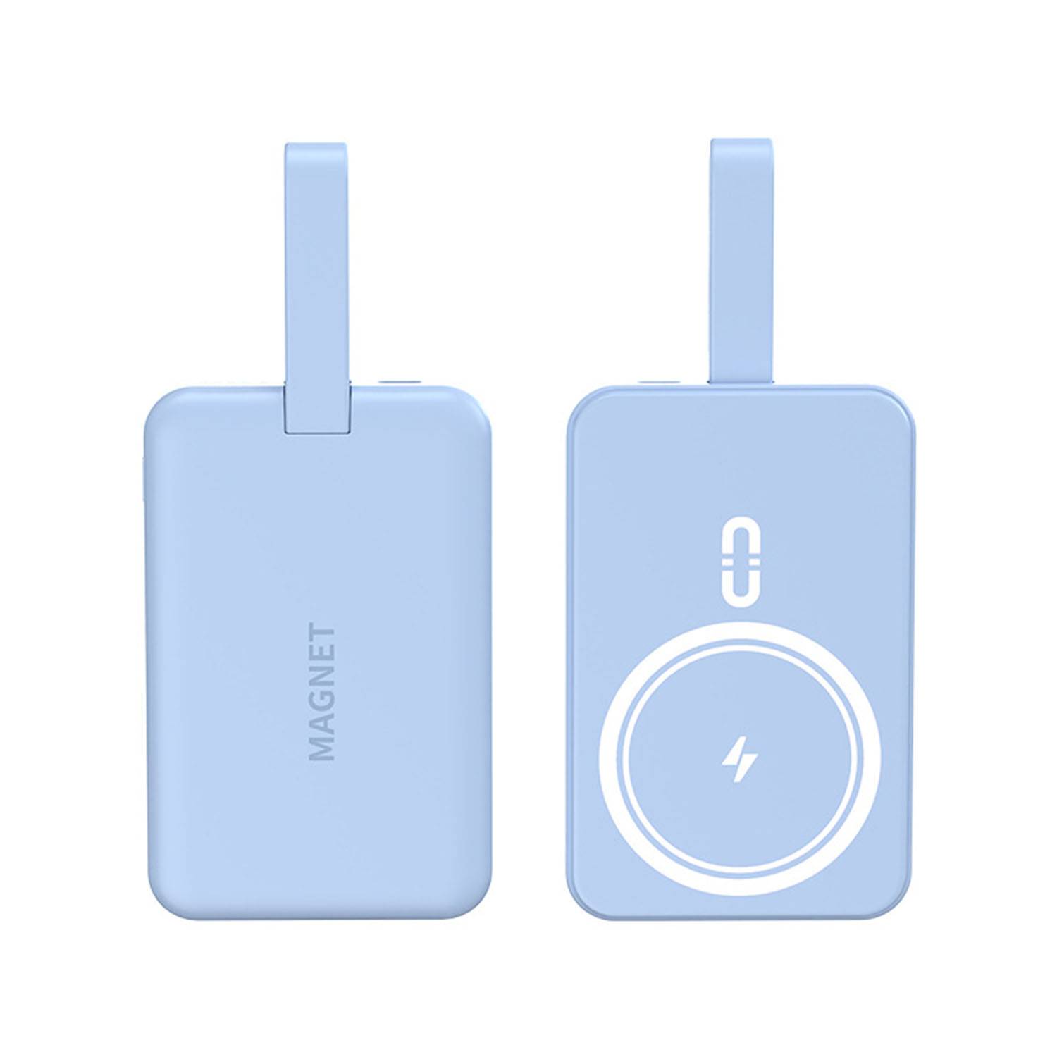 10000mA magnetic suction wireless charging bank 7
