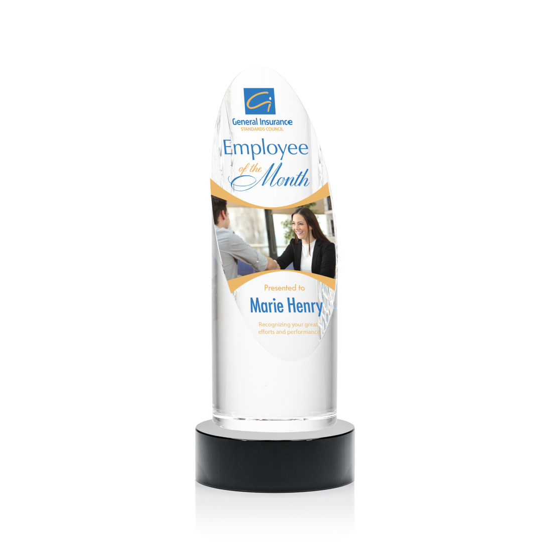 Lauder VividPrint™ Award on Base - Black 9
