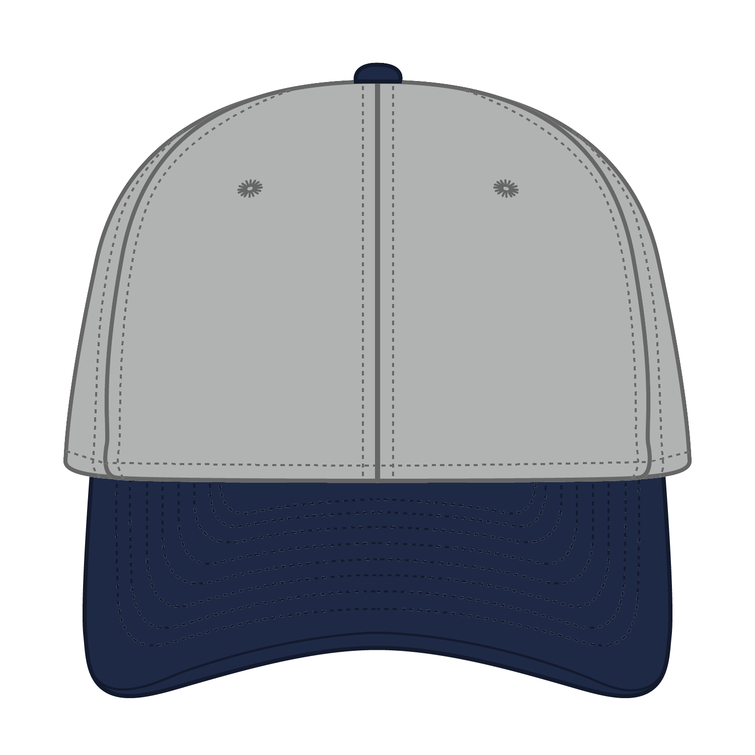 OTTO CAP® OTTO FLEX® Fitted 6 Panel Low Profile Dad Hat 19
