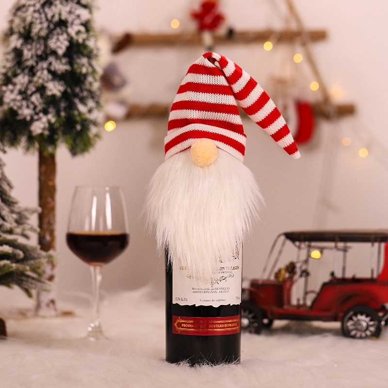 Christmas Hat Shape Champagne Bottle Cover 1